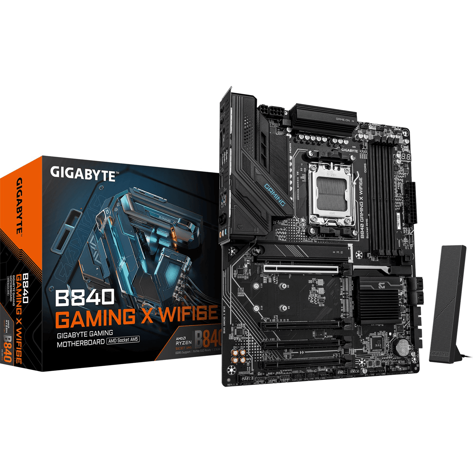 GIGABYTE B840 GAMING X WIFI6E AMD B840 Pätica AM5 ATX