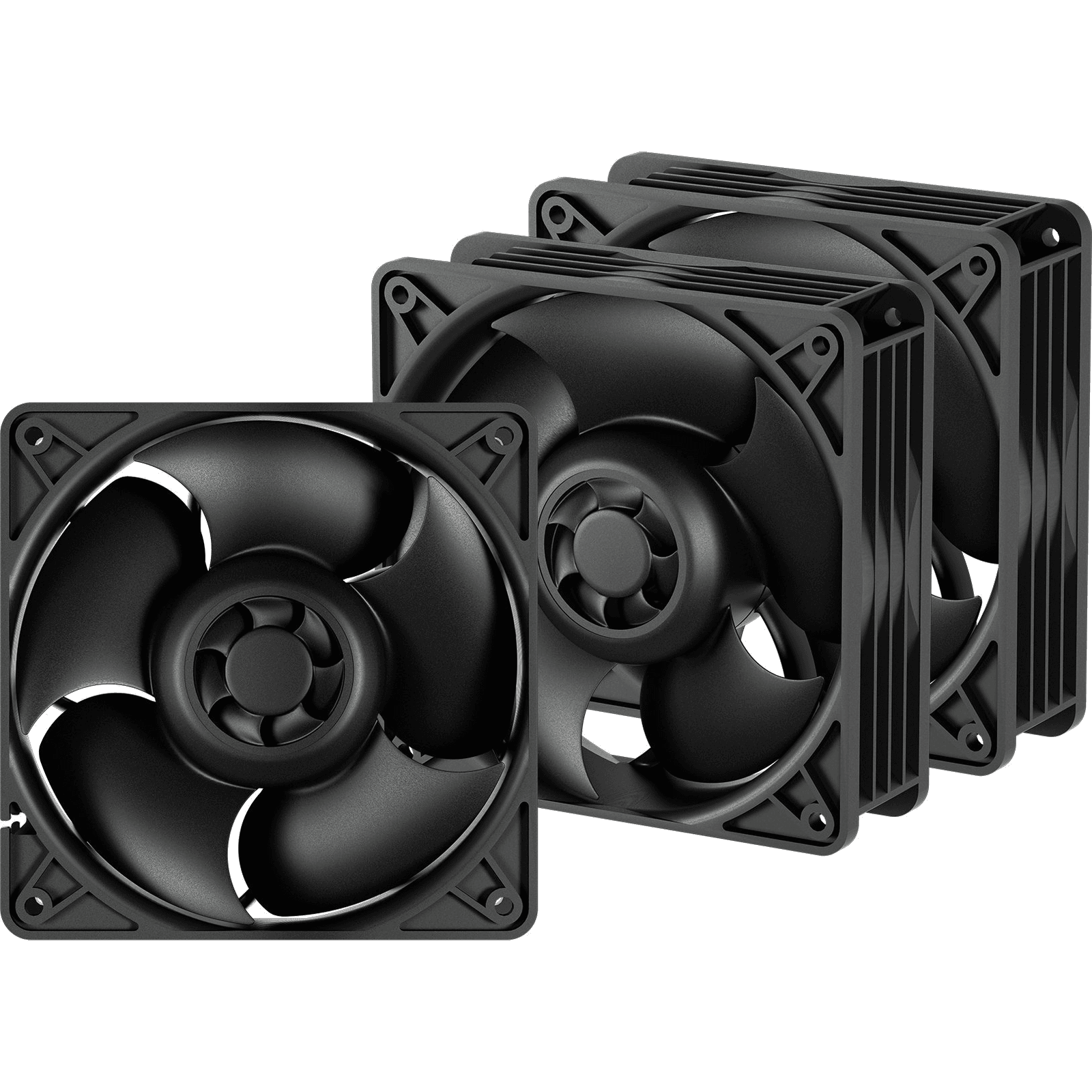 ARCTIC S12038-8K - 3 Pack Počítačová skriňa Ventilátor 12 cm Čierna 3 kusov