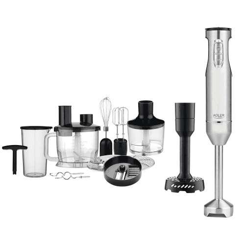Tyčový mixér ADLER AD 4638 1800 W strieborný/sivý