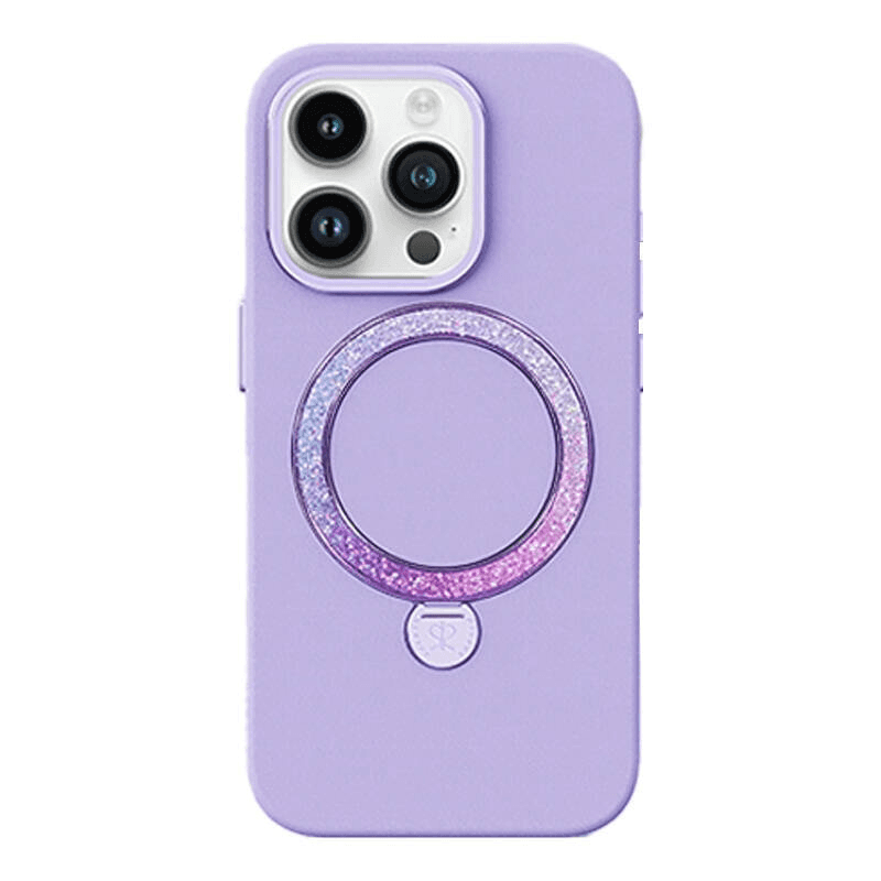 Puzdro Joyroom PN-15L4 Dancing Circle pre iPhone 15 Pro Max (fialové)