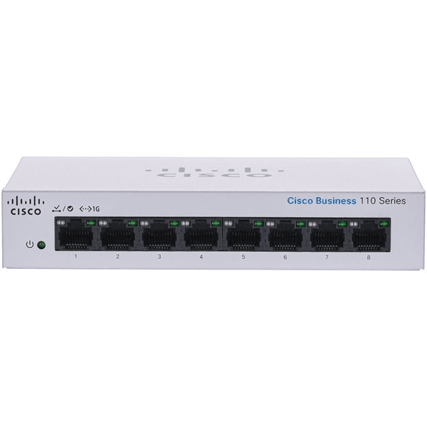 Prepínač Cisco CBS110-8T-D-EU