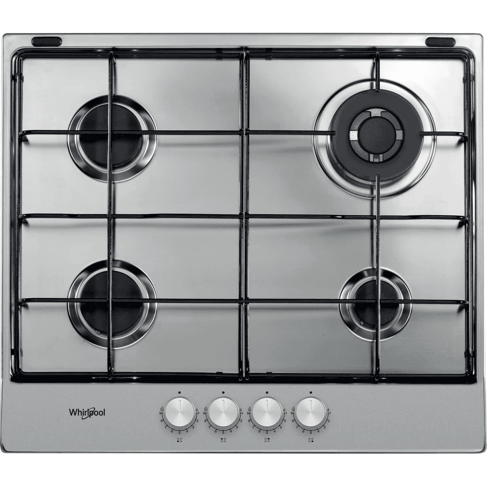 Whirlpool TGML 651 IX Nerezová oceľ Vstavaný 55 cm Plynový 4 zone(s)