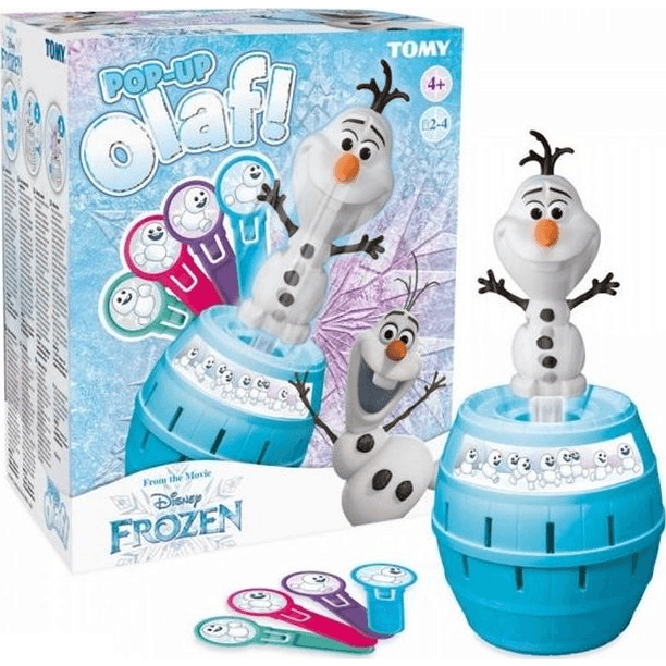 Tomy Disney Pop Up Olaf Stolová hra Jemná motorika (zručnosť)