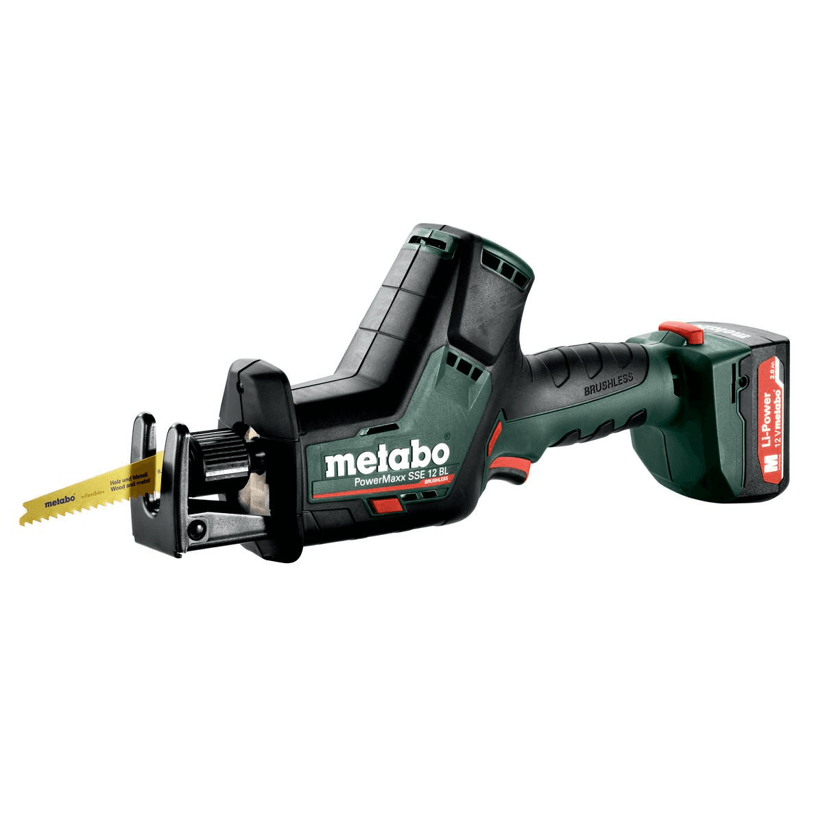 Píla Šablóna Powermaxx nabíjačka plus akumulátor 12 V METABO Sada