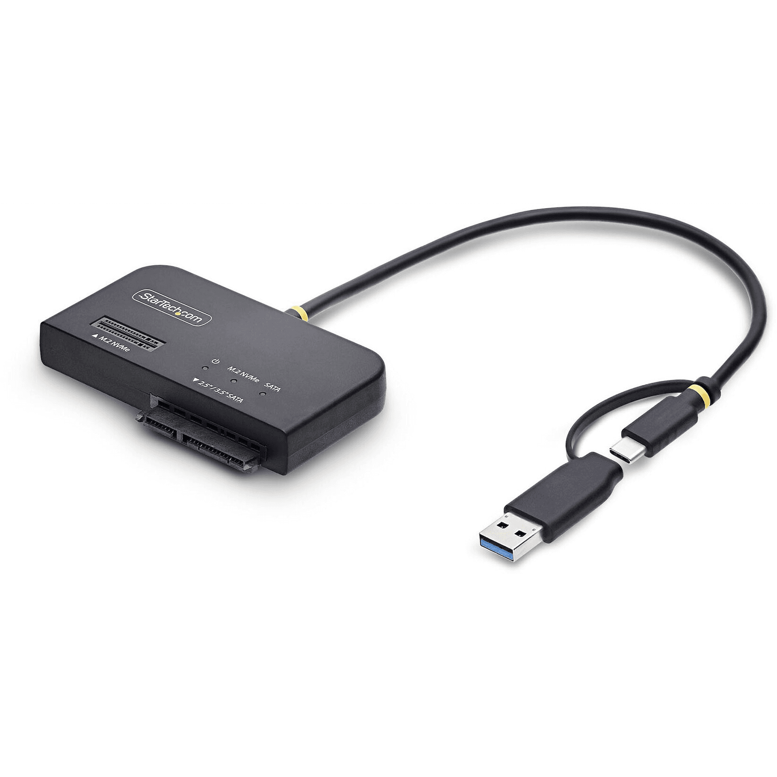 StarTech.com USB31CSAT3M2E dokovacia stanica pre úložné jednotky USB 3.2 Gen 2 (3.1 Gen 2) Type-C Čierna