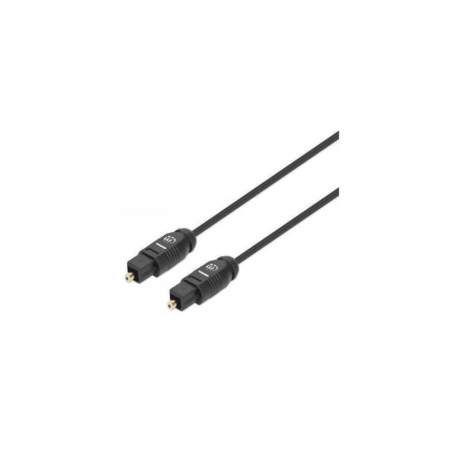 Manhattan 356060 optický kábel 1 m TOSLINK Čierna