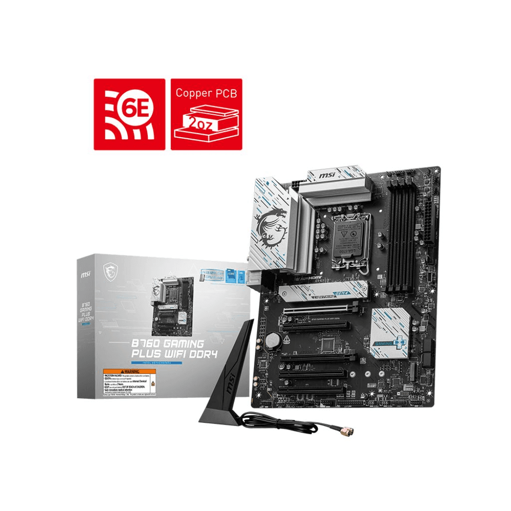MSI B760 GAMING PLUS WIFI DDR4 základná doska Intel B760 LGA 1700 ATX