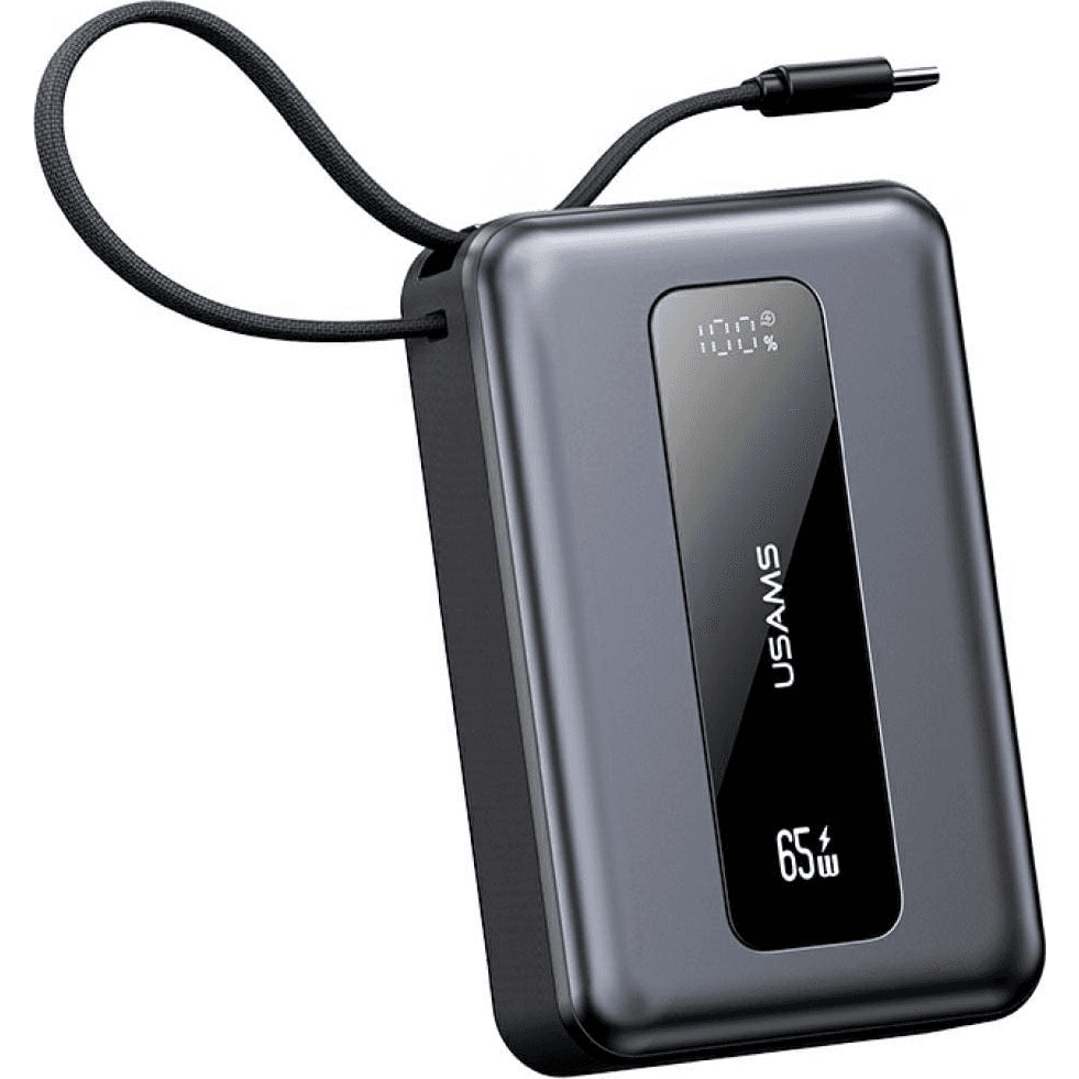 Powerbank Usams 20000 mAh sivý