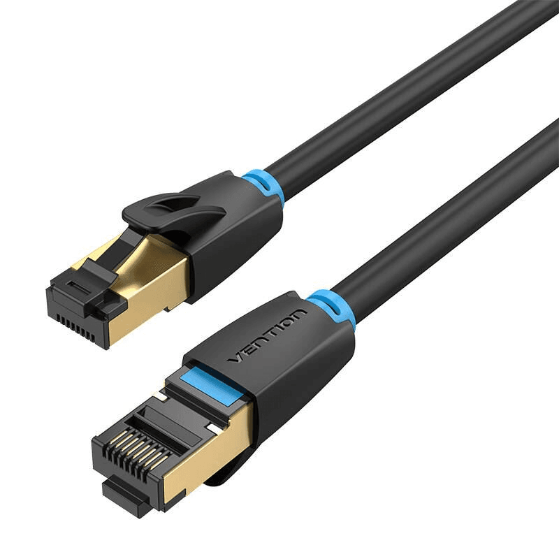 Vention IKABK sieťový kábel Čierna 8 m Cat8 S/FTP (S-STP)