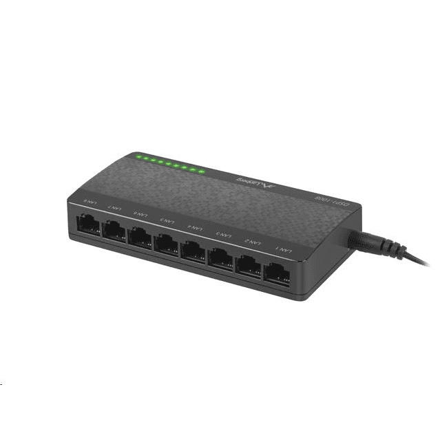 Prepínač DSP1-1008 8-PORTOVÝ 1GM/S DESKTOP DSP1-1008