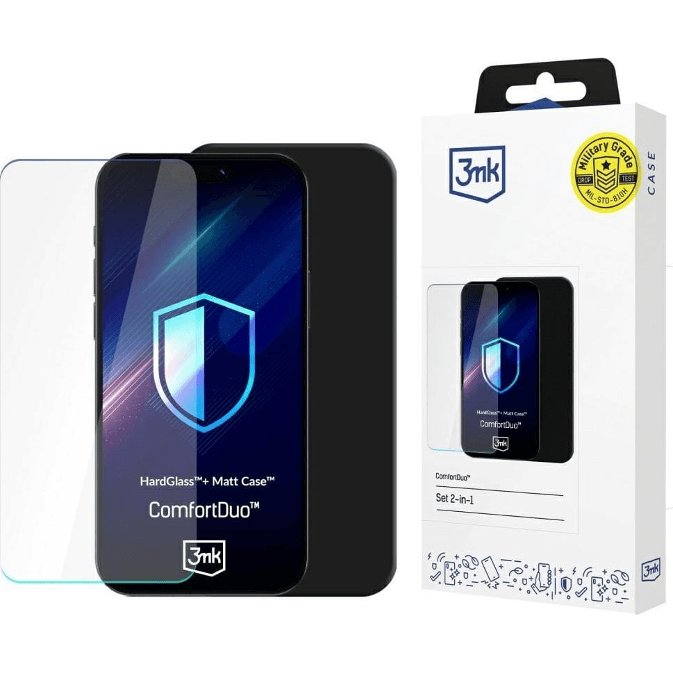 Sada Obal + Tvrdené Sklo pre Xiaomi 15, čierna