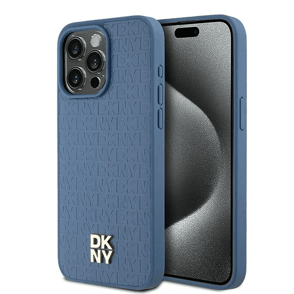 Zadný Kryt DKNY pre Apple iPhone 15 Pro Max modrý
