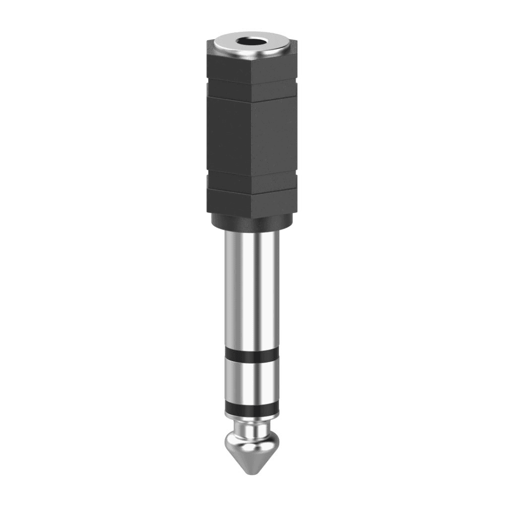 Hama 00205194 káblová redukcia 3.5mm 6.3mm Čierna, Strieborná