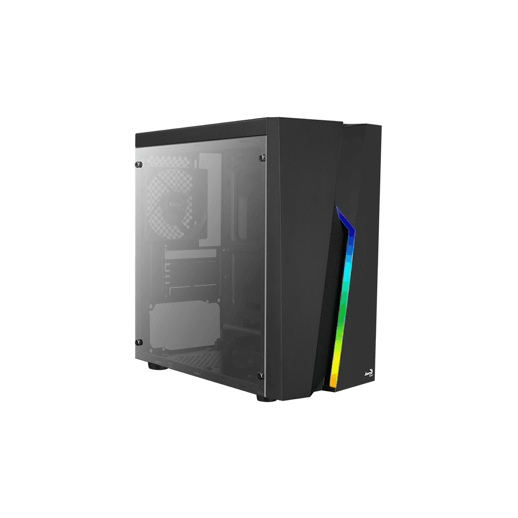 Puzdro pre počítač Aerocool Bolt Mini RGB Mini Tower ATX Okno čierne