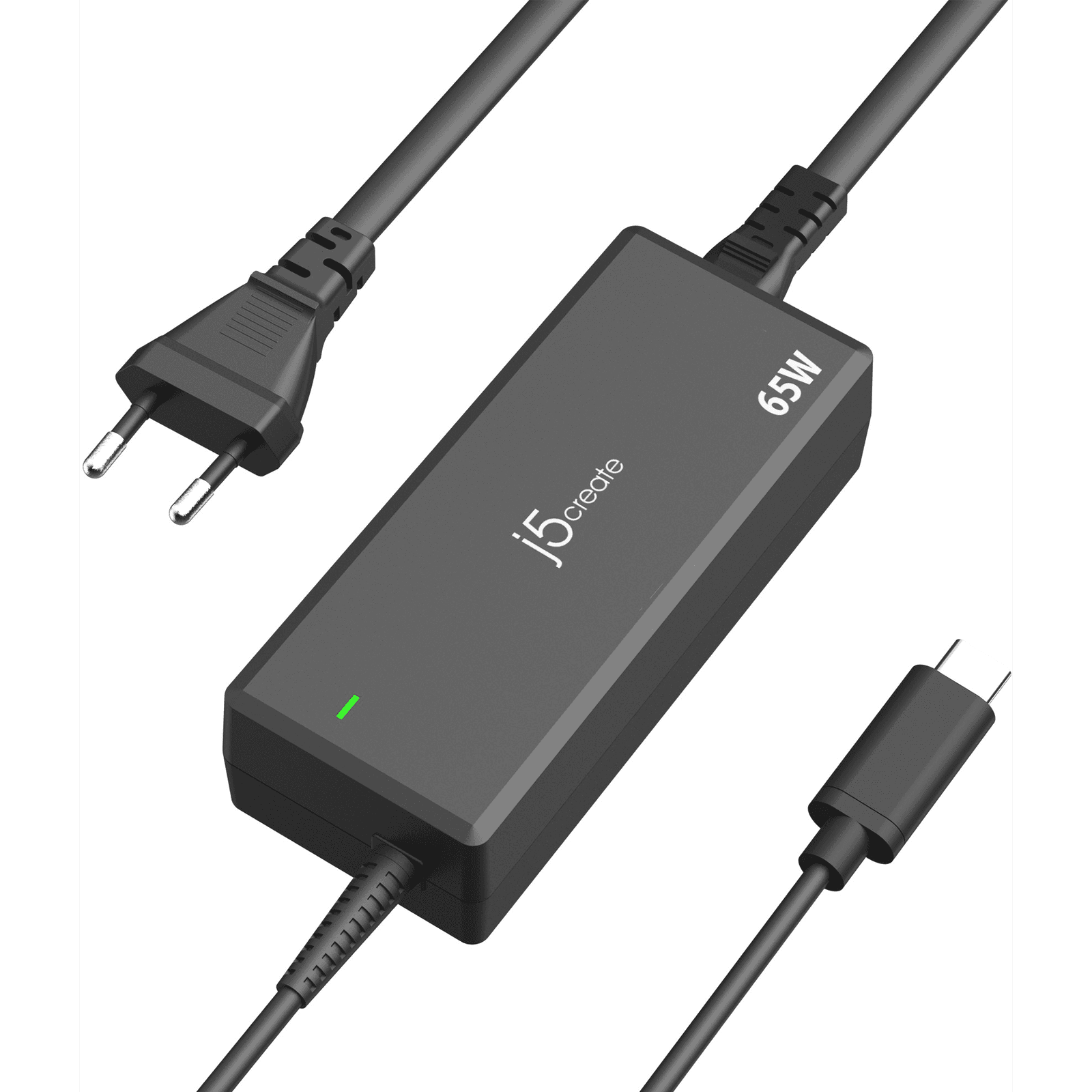 j5create JUP1265 zdroj a transformátor Vnútorný 65 W Čierna
