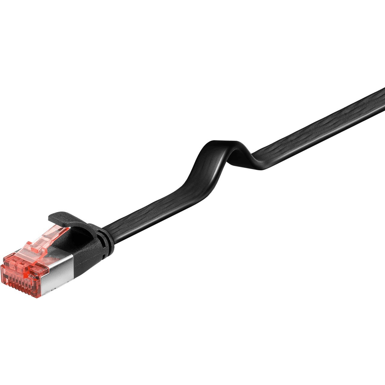 Goobay 94231 sieťový kábel 1 m Cat6 U/FTP (STP) čierny