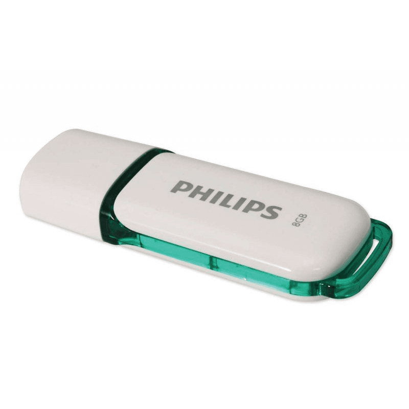Philips FM08FD70B USB kľúč 8 GB USB Typ-A 2.0 Tyrkysová, Biela