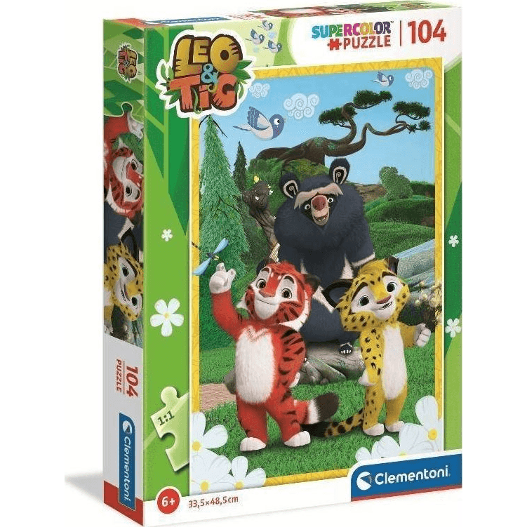 Clementoni Supercolor 27547 puzzle 104 kusov Zvieratá
