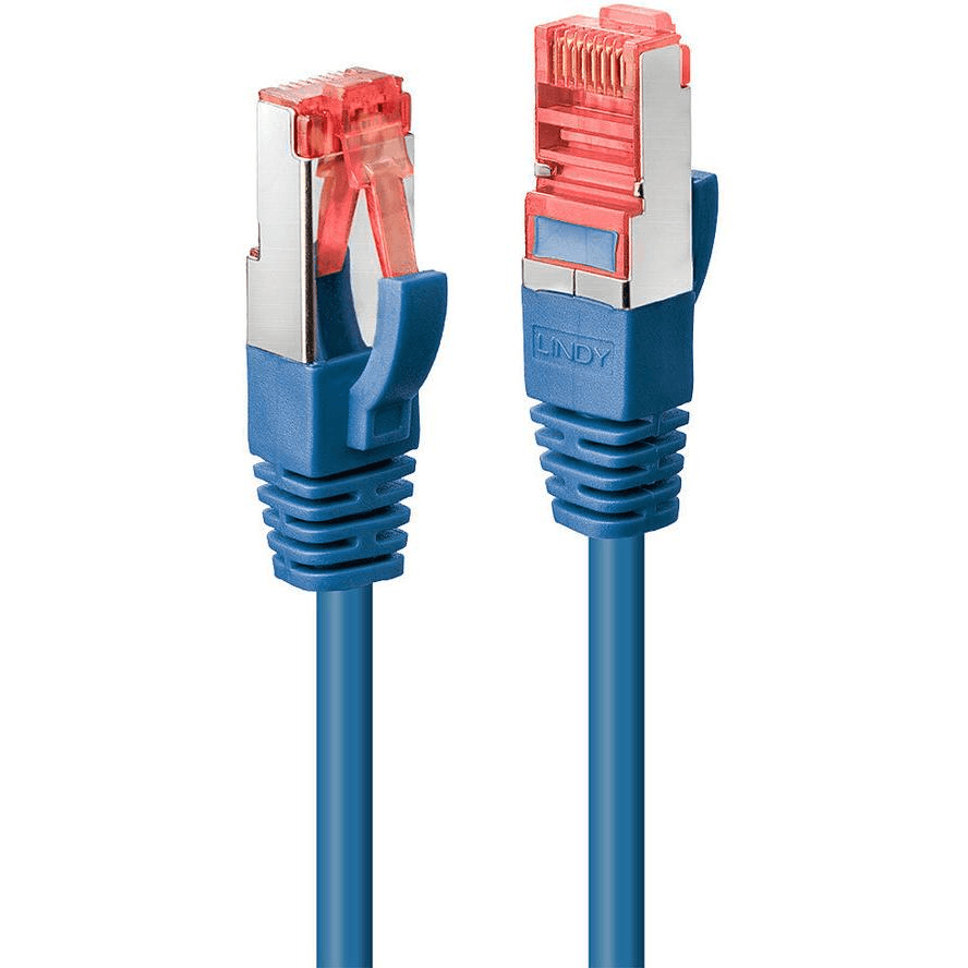 Lindy Cat.6 S/FTP 7.5m sieťový kábel Modrá 7,5 m Cat6 S/FTP (S-STP)