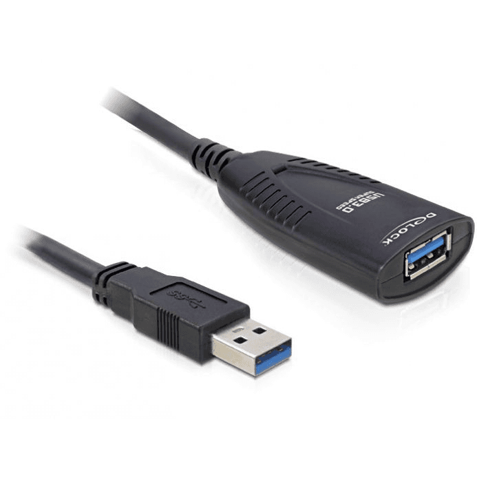 Predlžovací kábel USB Delock 83089 čierny 5 m