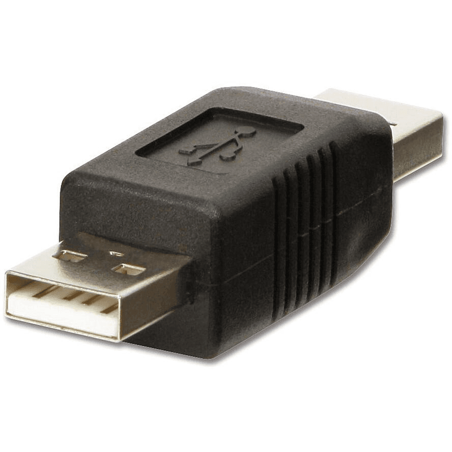 Lindy 71229 káblová redukcia USB A Čierna
