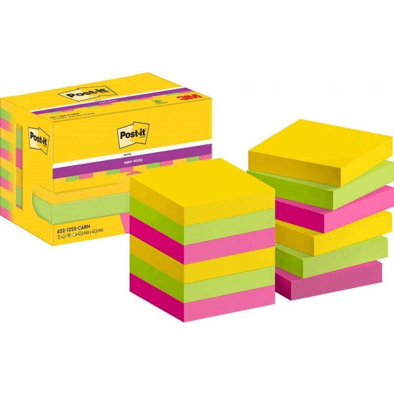 Samolepiace bločky Super Sticky 47,6x47,6 mm