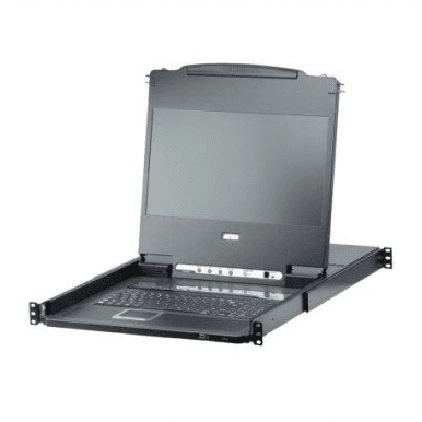 ATEN CL6708MW racková konzola 43,9 cm (17.3") 1920 x 1080 px Kov, Plast Čierna 1U