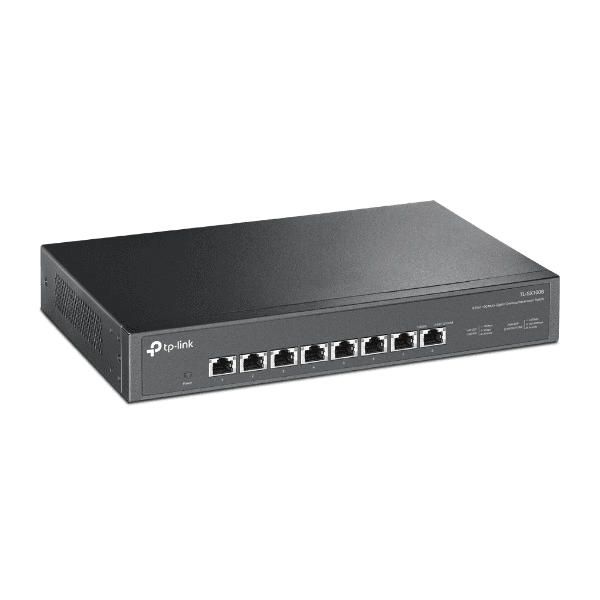 TP-Link TL-SX1008 sieťový prepínač Nespravované 10G Ethernet (100/1000/10000) 1U Čierna