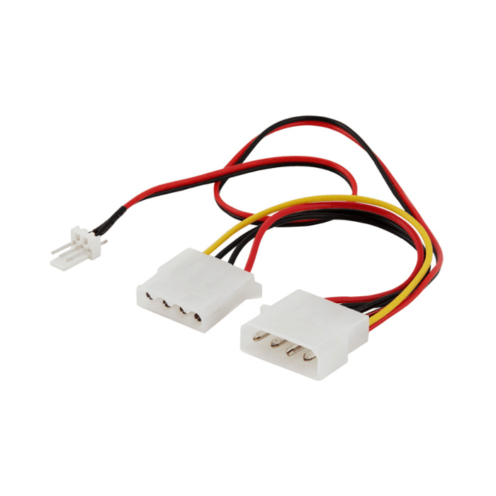 Napájací kábel MOLEX (M) – MOLEX (F) + 3pin (M)
