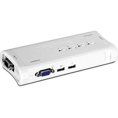 Trendnet TK-407K prepínač KVM Modrá