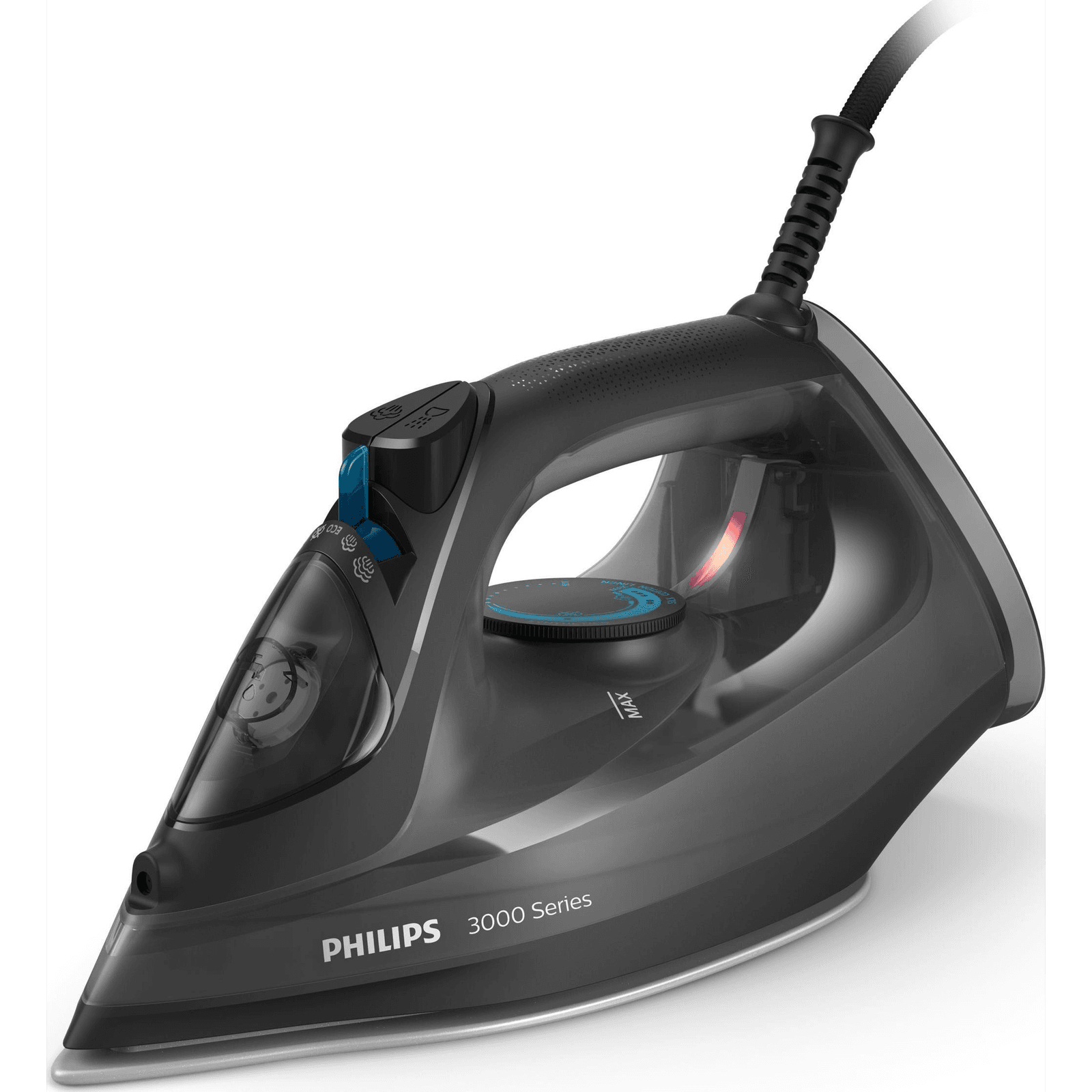 Philips 3000 series DST3041/80 žehlička Naparovacia žehlička Keramická žehliaca plocha 2600 W Čierna