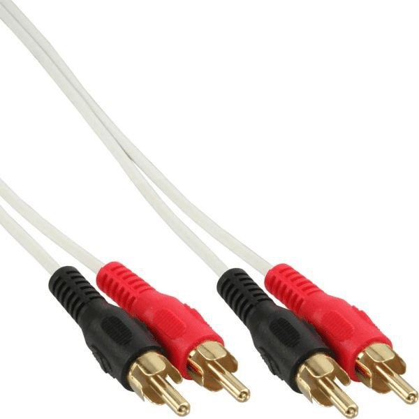 InLine 89933X audio kábel 7 m 2 x RCA Biela
