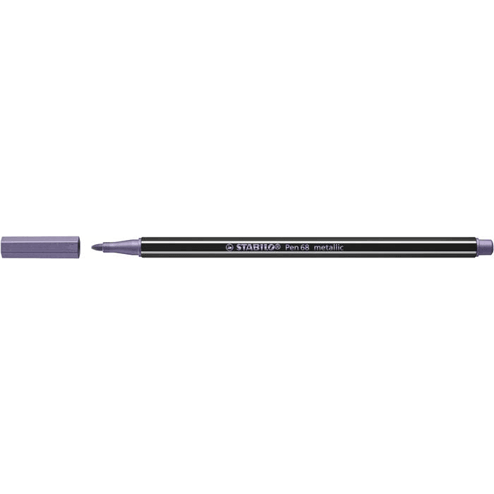 Flamaster STABILO Pen 68 METALIC FIALOVÁ