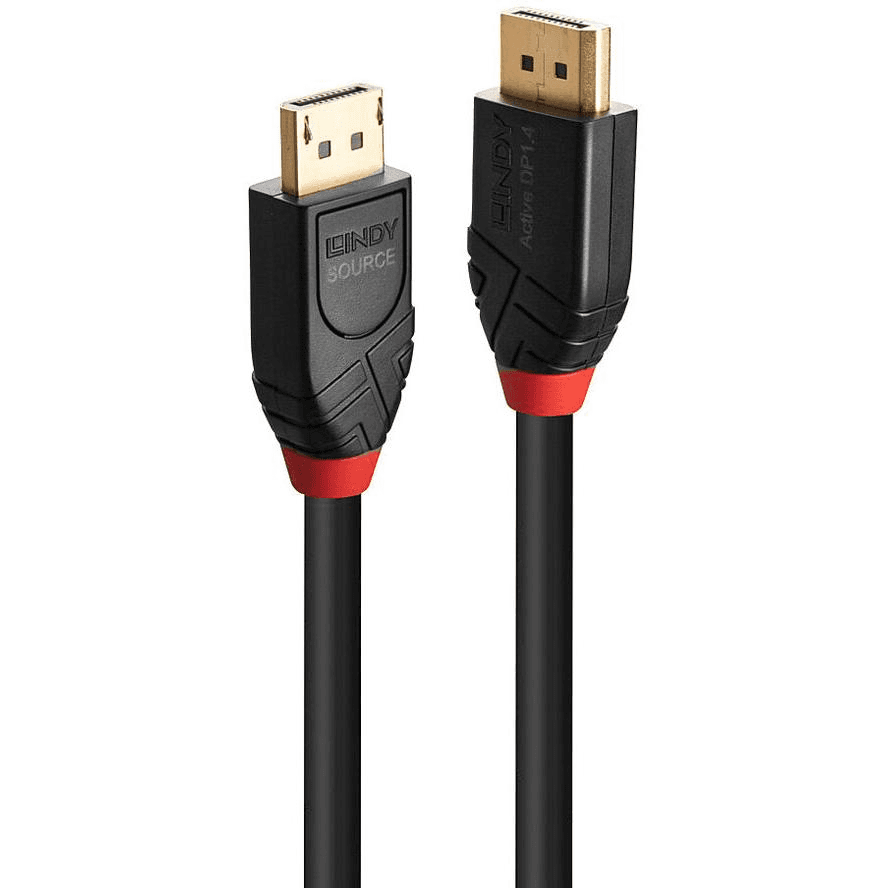 Lindy 41168 DisplayPort kábel 7,5 m Čierna