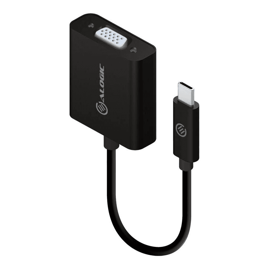 ALOGIC UCVGA-ADP USB grafický adaptér 1920 x 1200 px Čierna