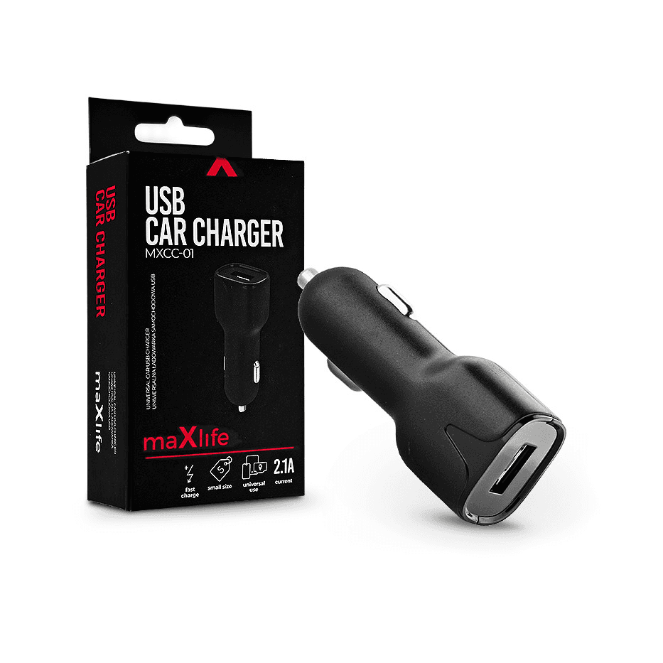 Nabíjačka do auta USB Maxlife 2100 mA