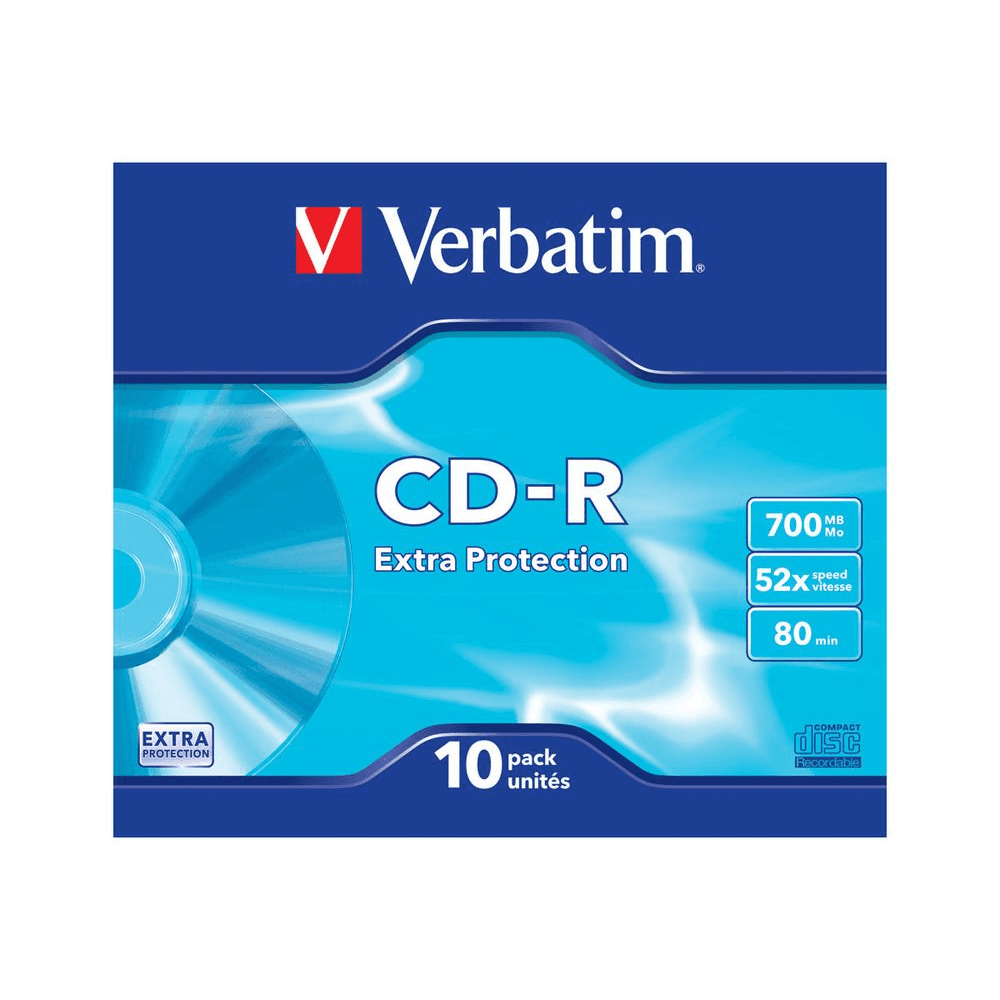 Verbatim CD-R Extra Protection 700 MB 10 kusov