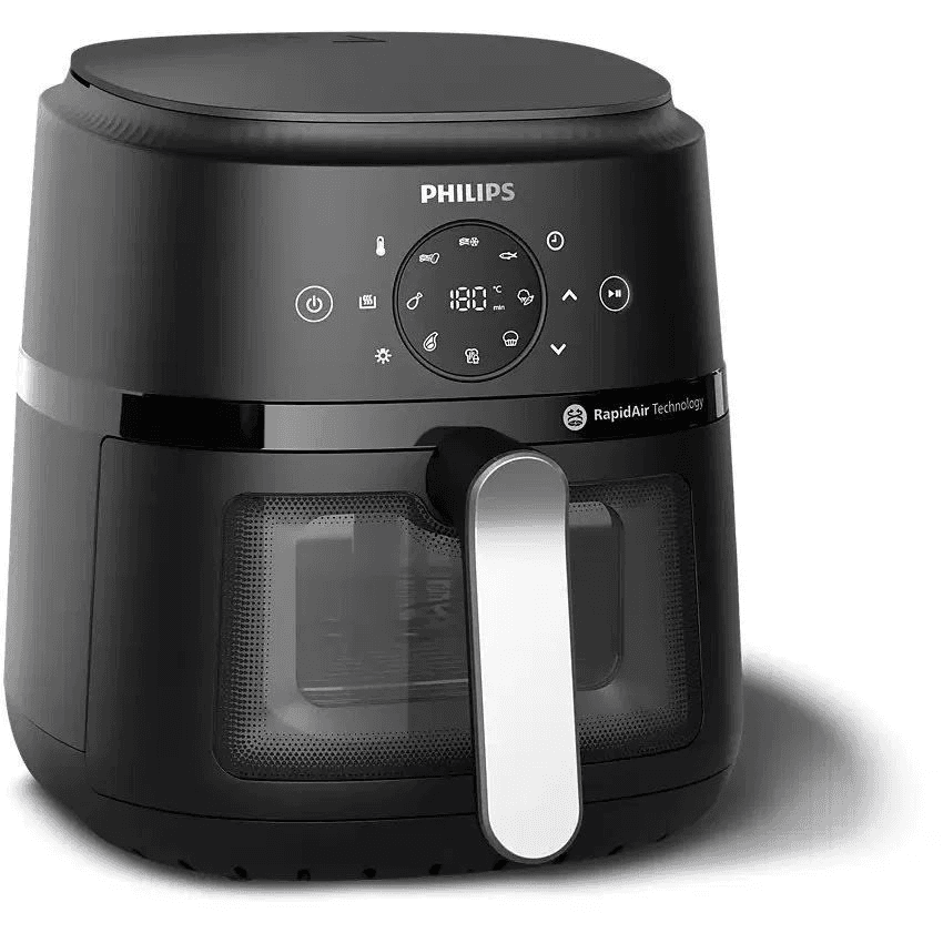 Philips 2000 series NA221/00 fritéza Samostarný 4,2 L Samostatný 1500 W Teplovzdušná fritéza Čierna, Strieborná