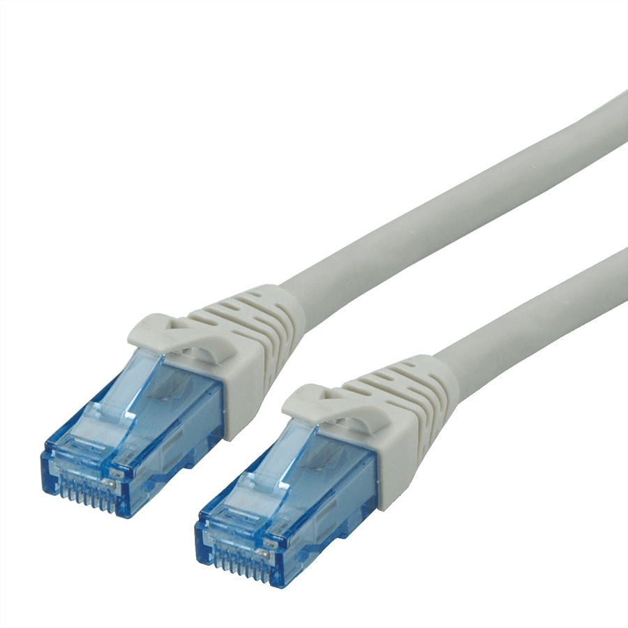 ROLINE Sieťový kábel patchcord RJ45 kat.6A UTP, LSOH, sivý, 10 m