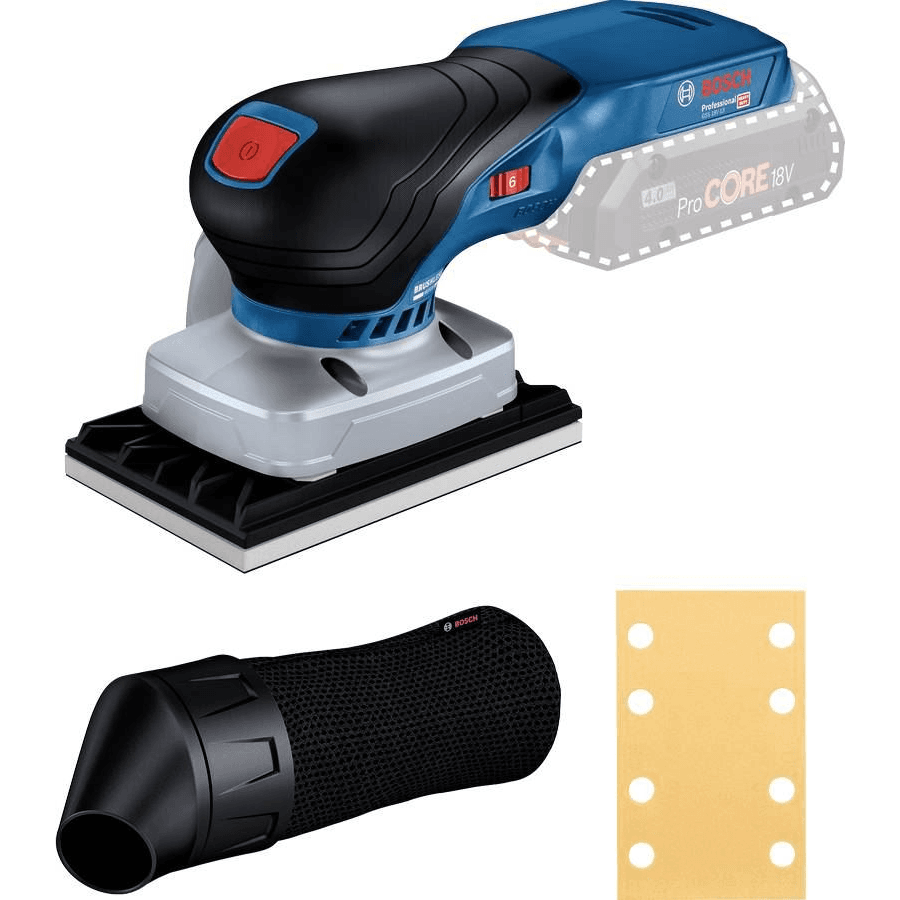 Bosch GSS 18V-13 PROFESSIONAL Excentrická brúska 1000 ot/min 2000 OPM Čierna, Modrá, Červená