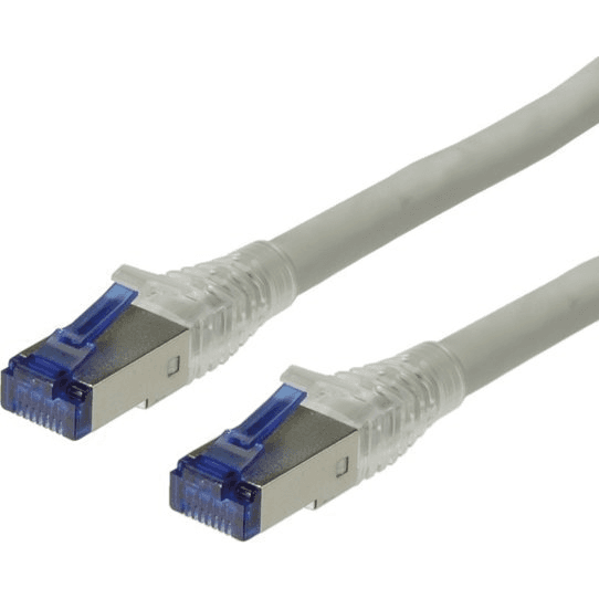 Patchcord Roline S/FTP 6a RJ45 / RJ45 70 m sivý