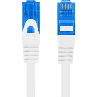 Patchcord Lanberg S/FTP kat.6A 2m LSZH CCA fluke passed biely