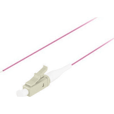 Optický pigtail Lanberg MM LC/UPC OM4 EASY STRIP 50/125 2M fialový