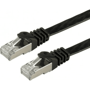 Patch kábel Value F/UTP 6 RJ45 / RJ45 1,5 m čierny
