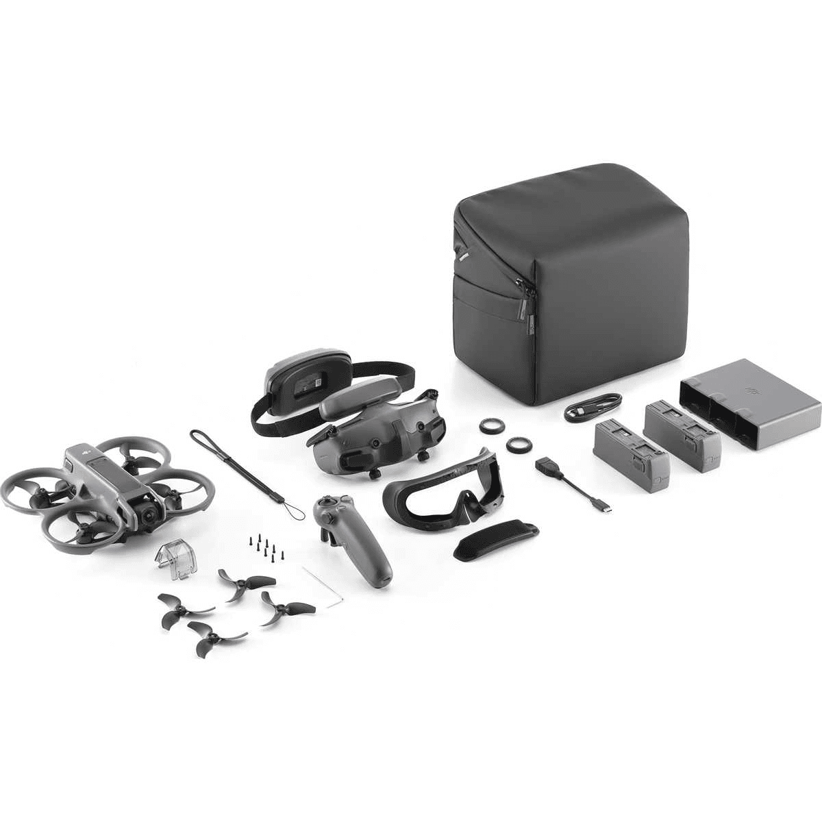 Dron DJI Avata 2 Fly More Combo Sada 3x Batéria Rc Motion 3 DJI Goggles 3