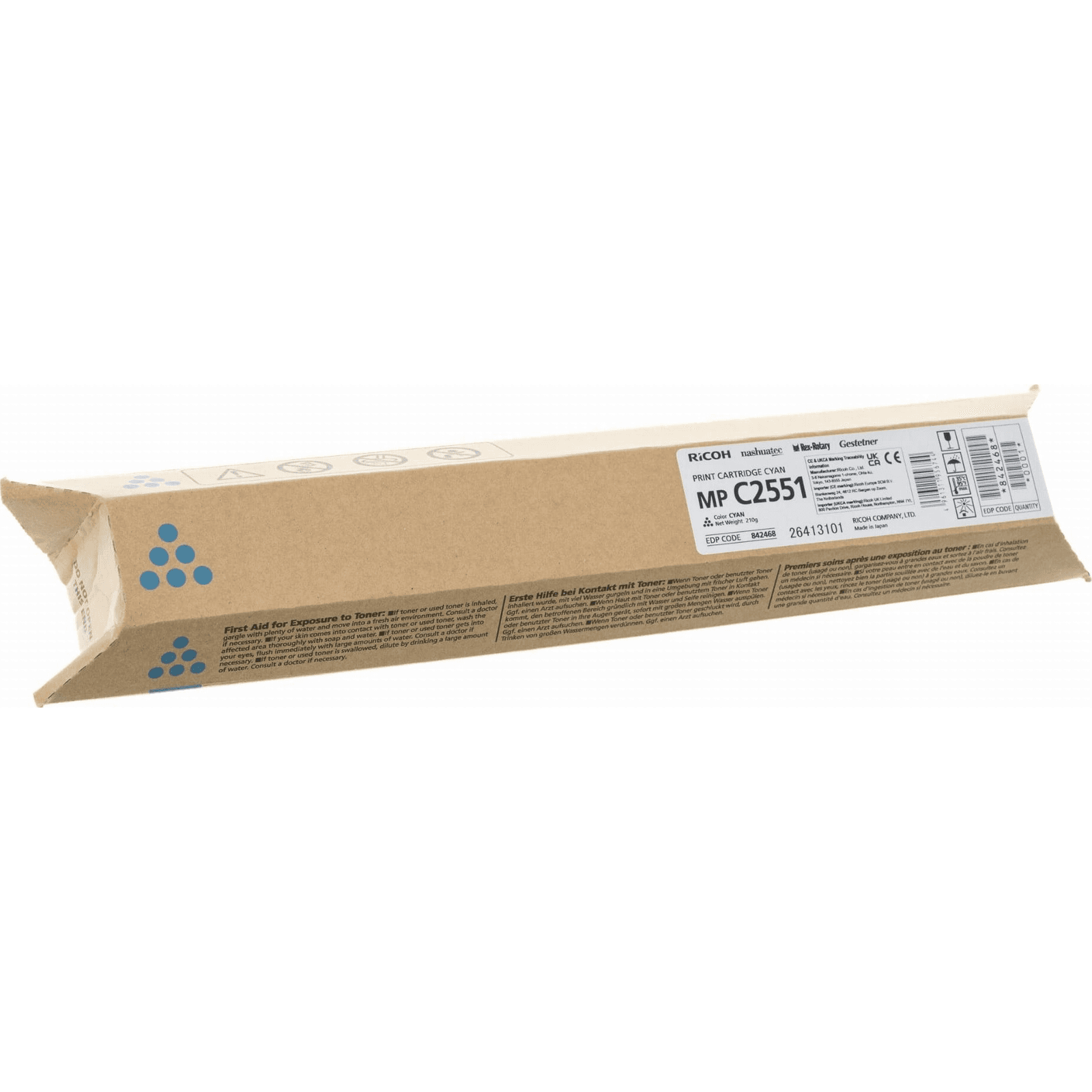 Ricoh 842467 toner 1 kusov Originál Purpurová