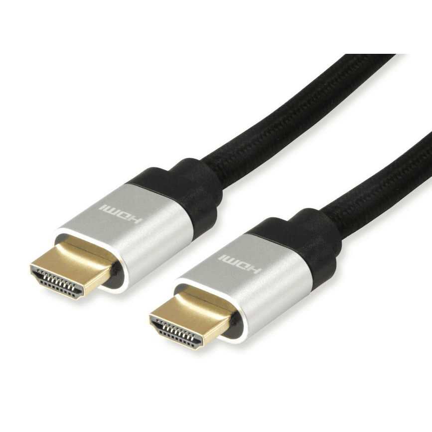 Equip 119382 HDMI kábel 3 m Typ HDMI (štandard) Čierna, Strieborná