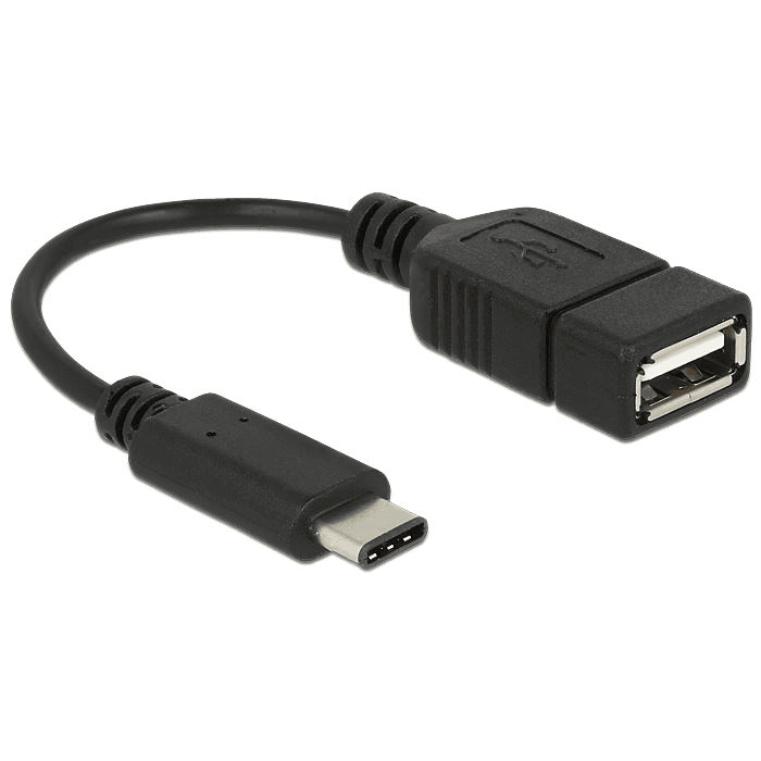 Adaptér USB Type-C-USB-A Delock 65579 čierny 15cm