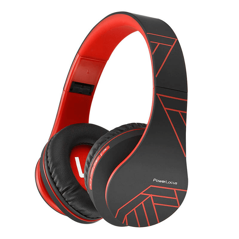 POWERLOCUS P2 BEZDRÔTOVÉ SLÚCHADLÁ NA UŠI FM RÁDIO BLUETOOTH 5.3 MP3 SD