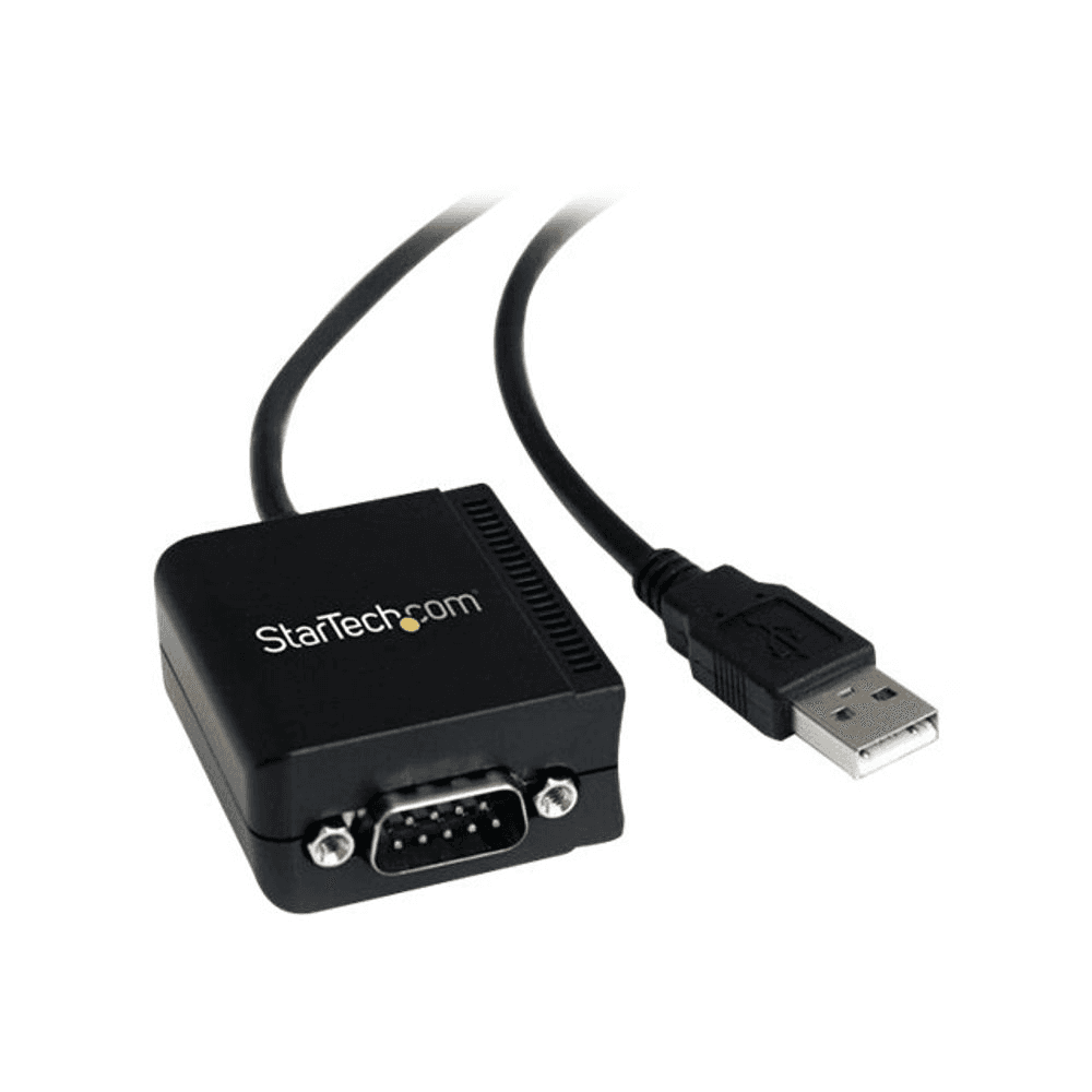 StarTech.com ICUSB2321FIS káblová redukcia DB-9 USB A Čierna